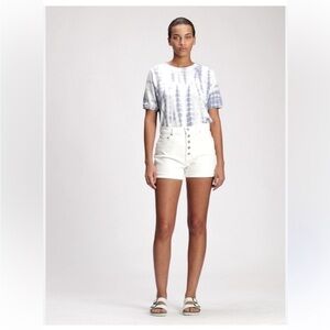 GAP White 4”High-Rise Shorts